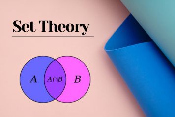 Venn diagram of two sets A and B showing their intersection. Key concepts of set theory for online math tutoring.