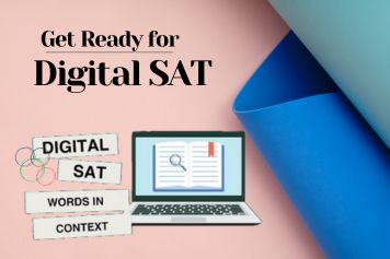 Laptop screen displaying online SAT test preparation. Ideal for students preparing for the SAT with online tutoring services focused on math and test strategies.